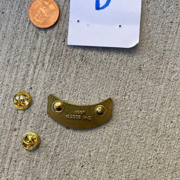 2019 HOG Harley Davidson Owners Group Pin Rocker Badge Wings HD Metal - Picture 2 of 9